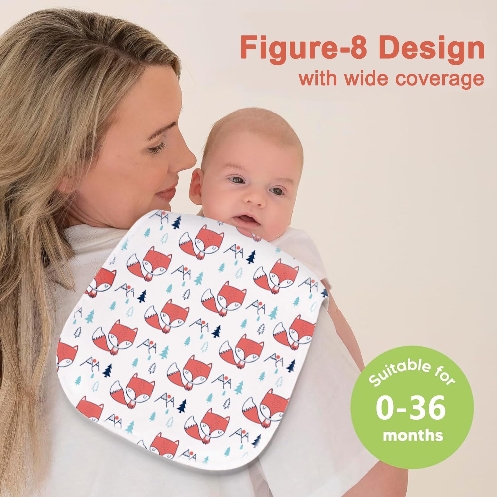 Benoxine burp cloth ideal as pillow towel for baby comfort.