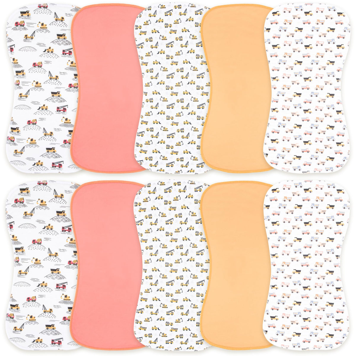 Benoxine burp cloth with soft microfiber front for gentle skin care and fast absorption.