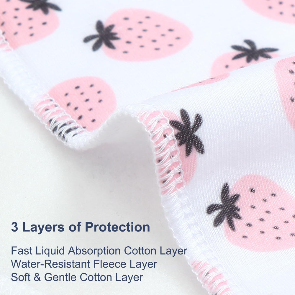 Benoxine 2-in-1 convertible burp cloth design with button-to-washcloth feature