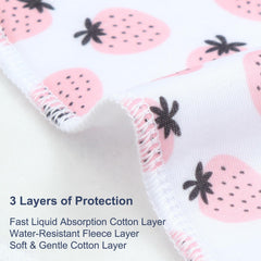 Benoxine 2-in-1 convertible burp cloth design with button-to-washcloth feature