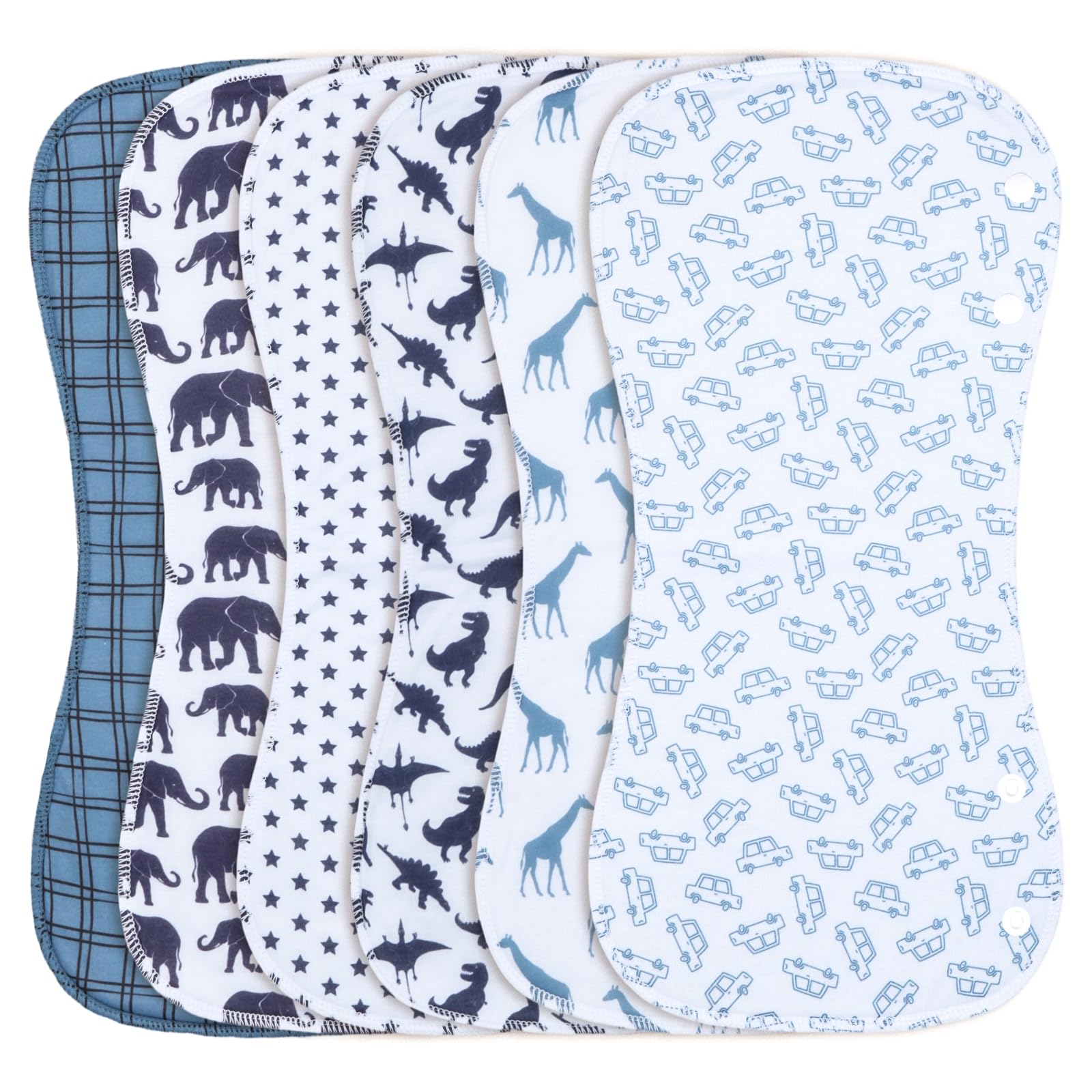 Benoxine burp cloths in a gift-ready 10-pack for new parents