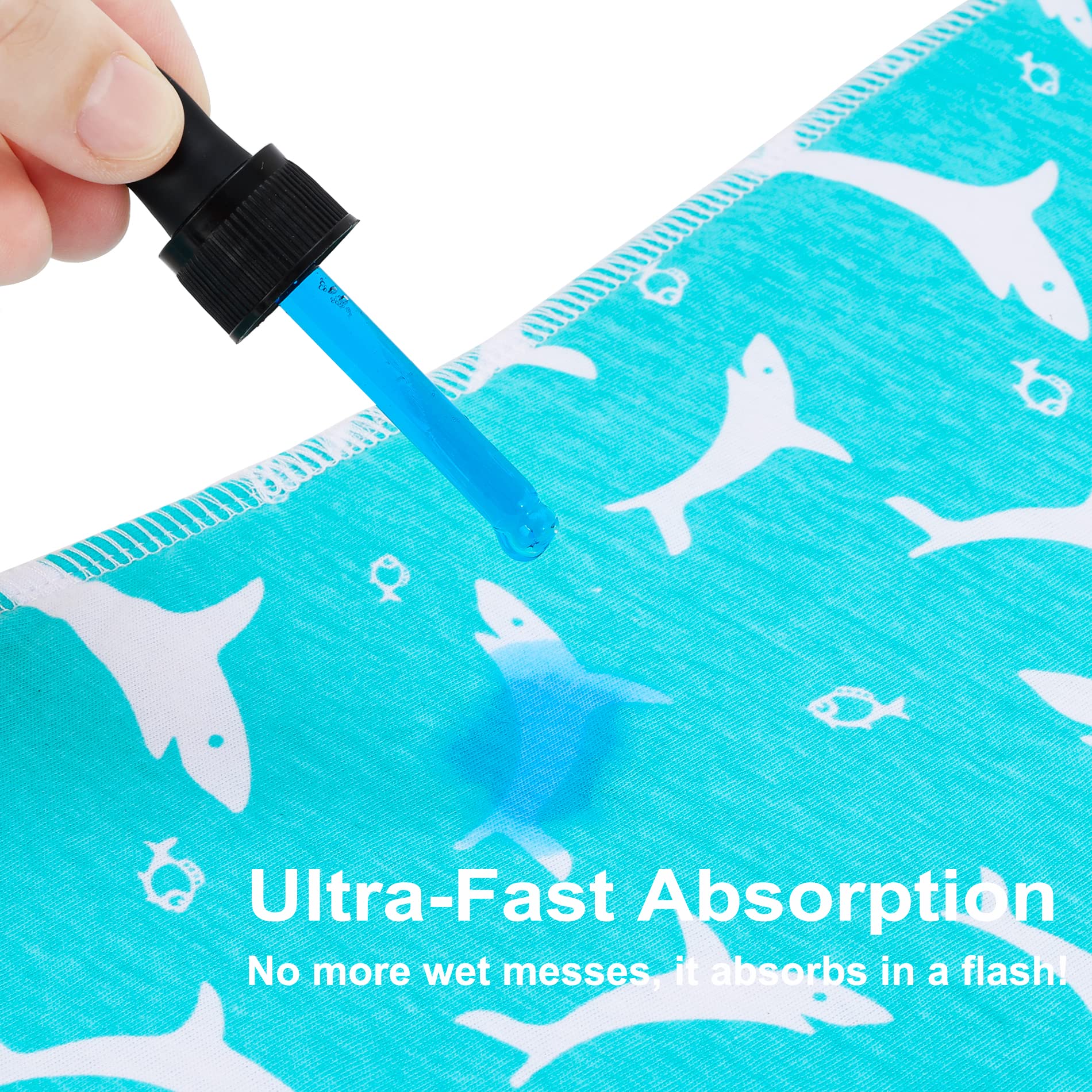 Benoxine snap button bib converts easily for feeding on the go