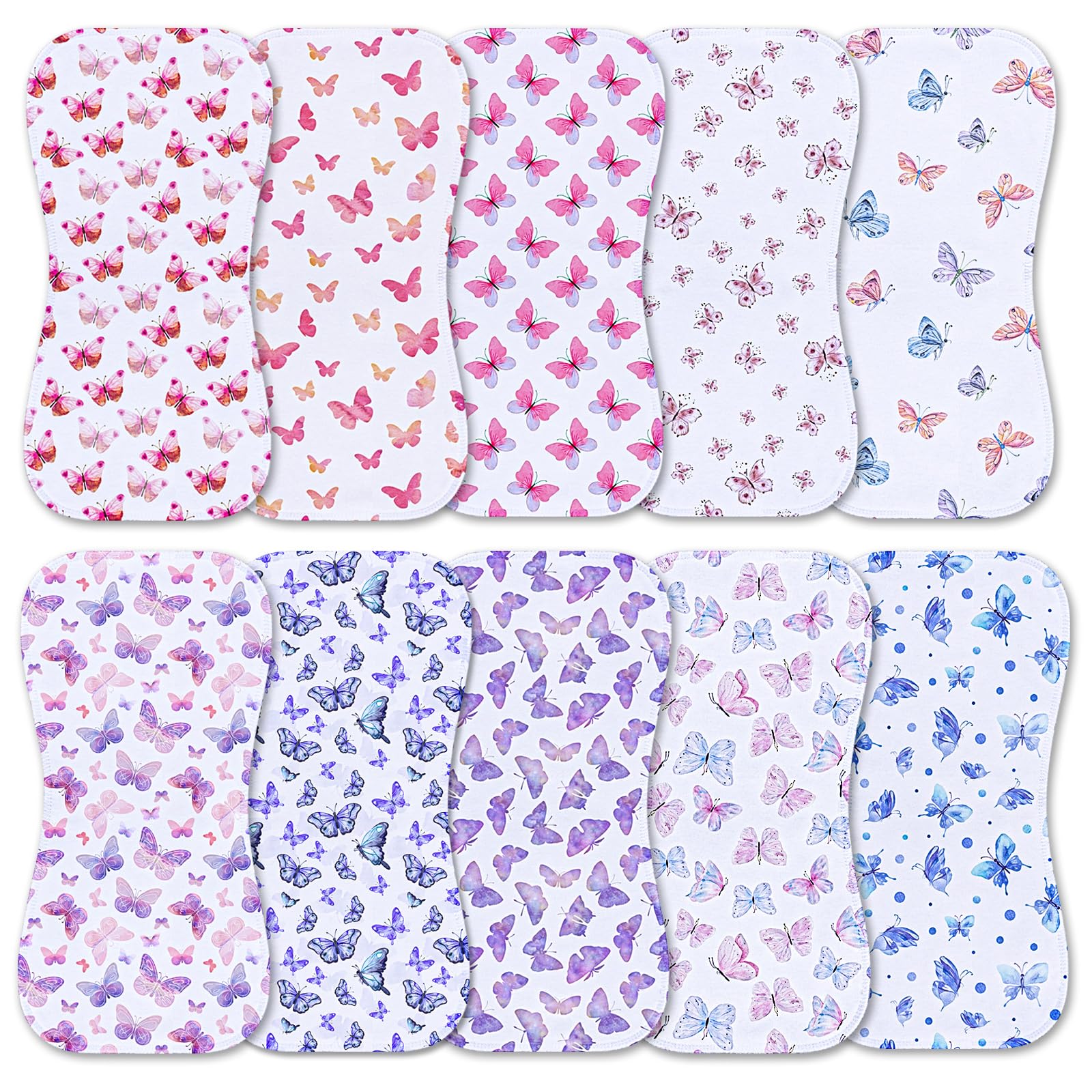 Benoxine soft-microfiber-front burp cloth, gentle on baby's skin during feeds.