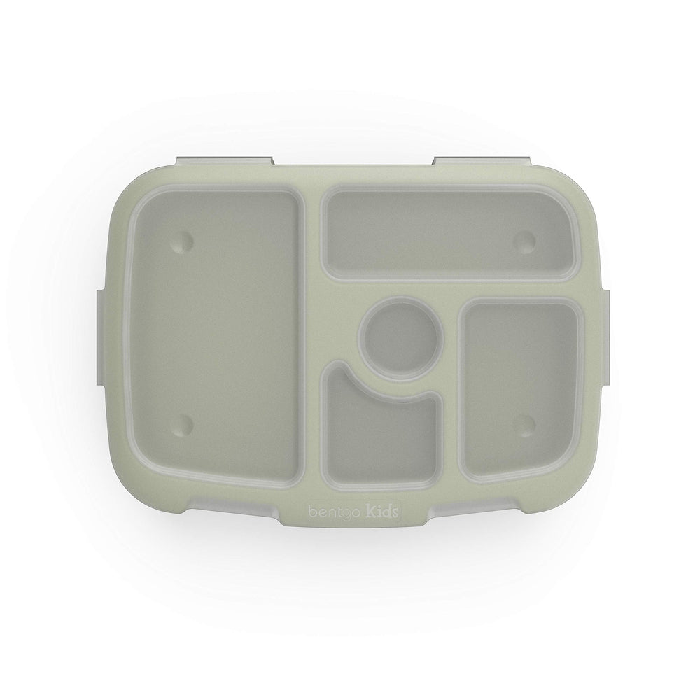 Bentgo Kids Prints Tray used as an on-the-go snack organizer during car rides
