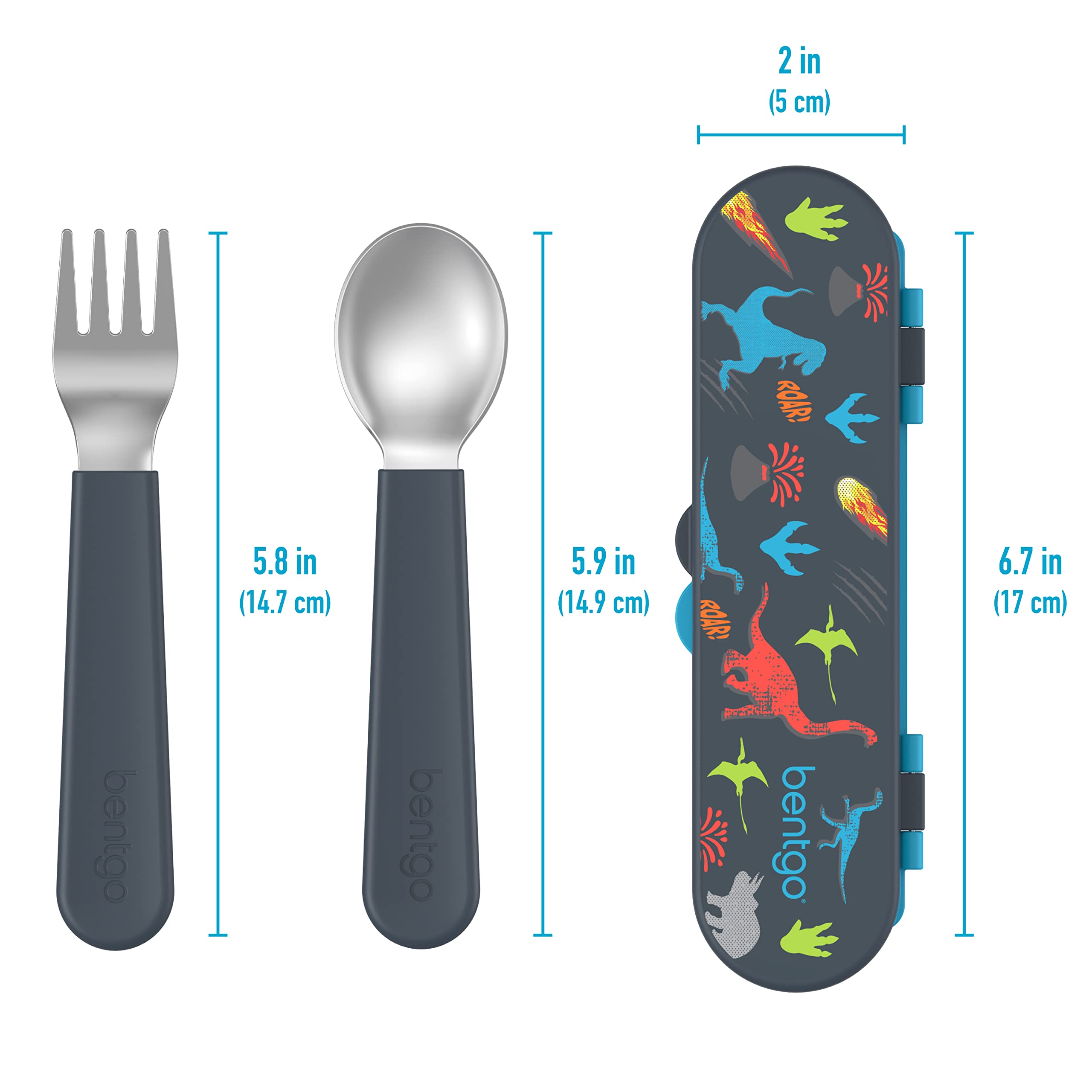 Bentgo Kids stainless-steel build suggests long-lasting durability for daily use.