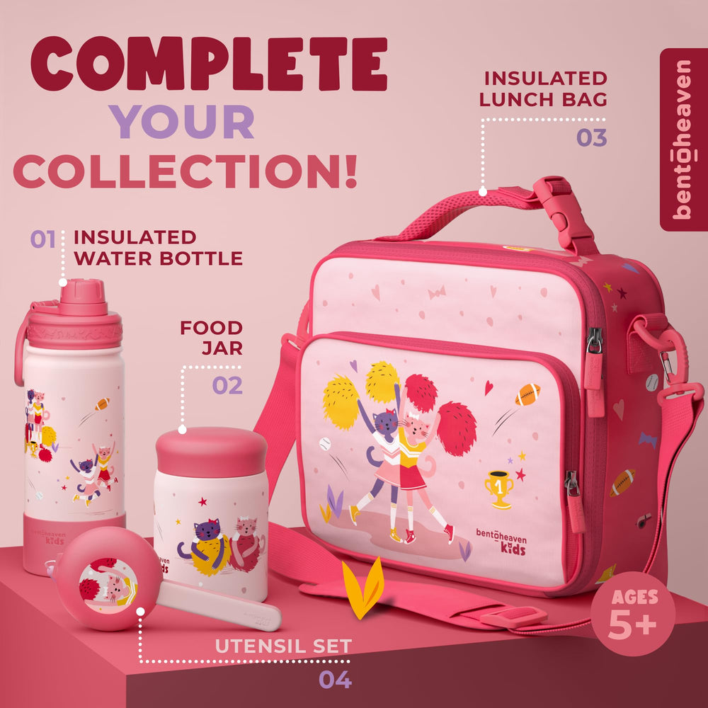 Bentoheaven utensils designed for kids 3+ with kid-friendly grip