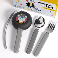 Bentoheaven Kids travel utensils case: durable portable set for meals on the go.