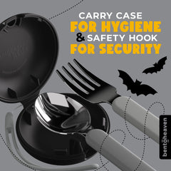 Bentoheaven travel fork: premium stainless steel, sturdy for everyday meals.