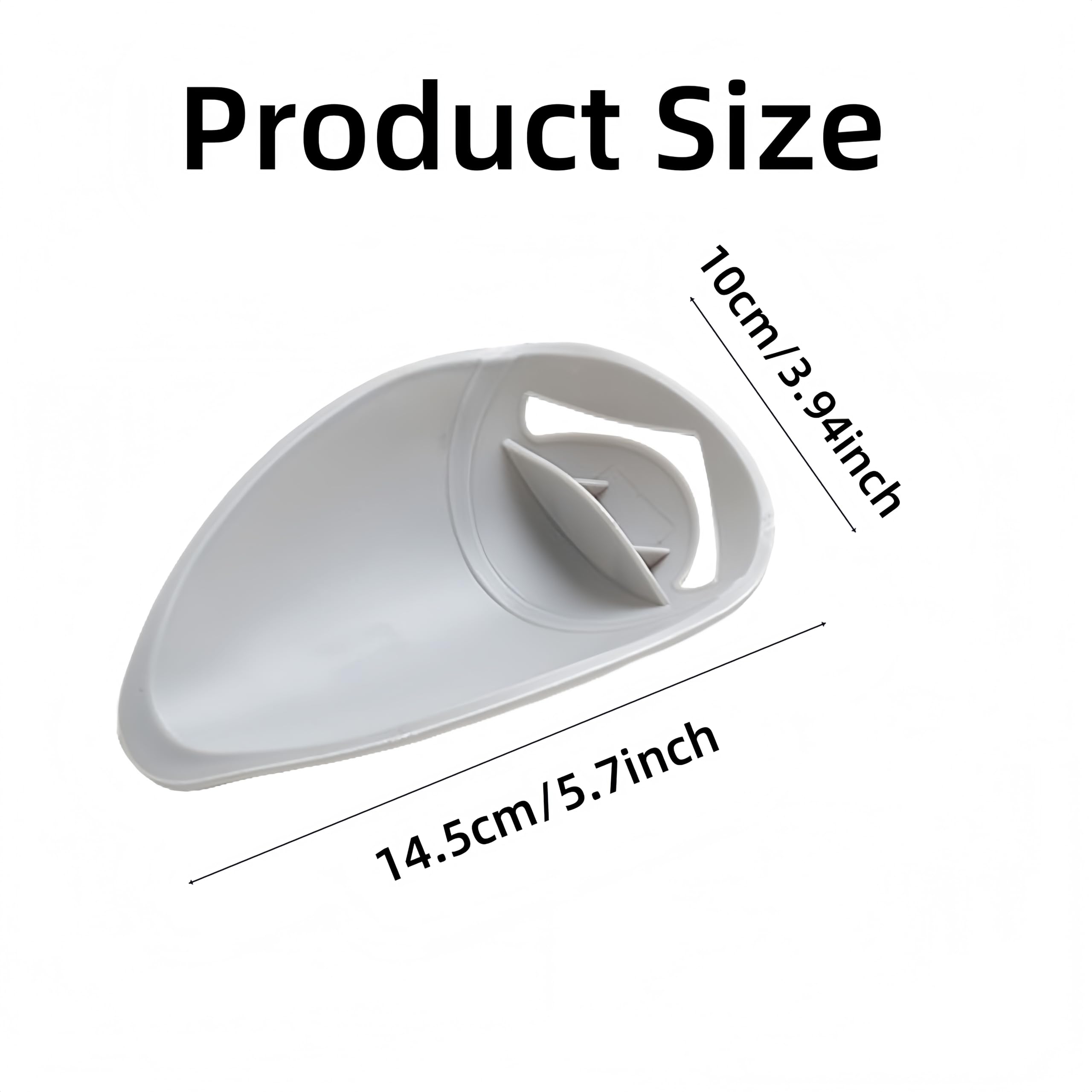 Bepisof panda-ear faucet extender gray reduces splashes during brushing