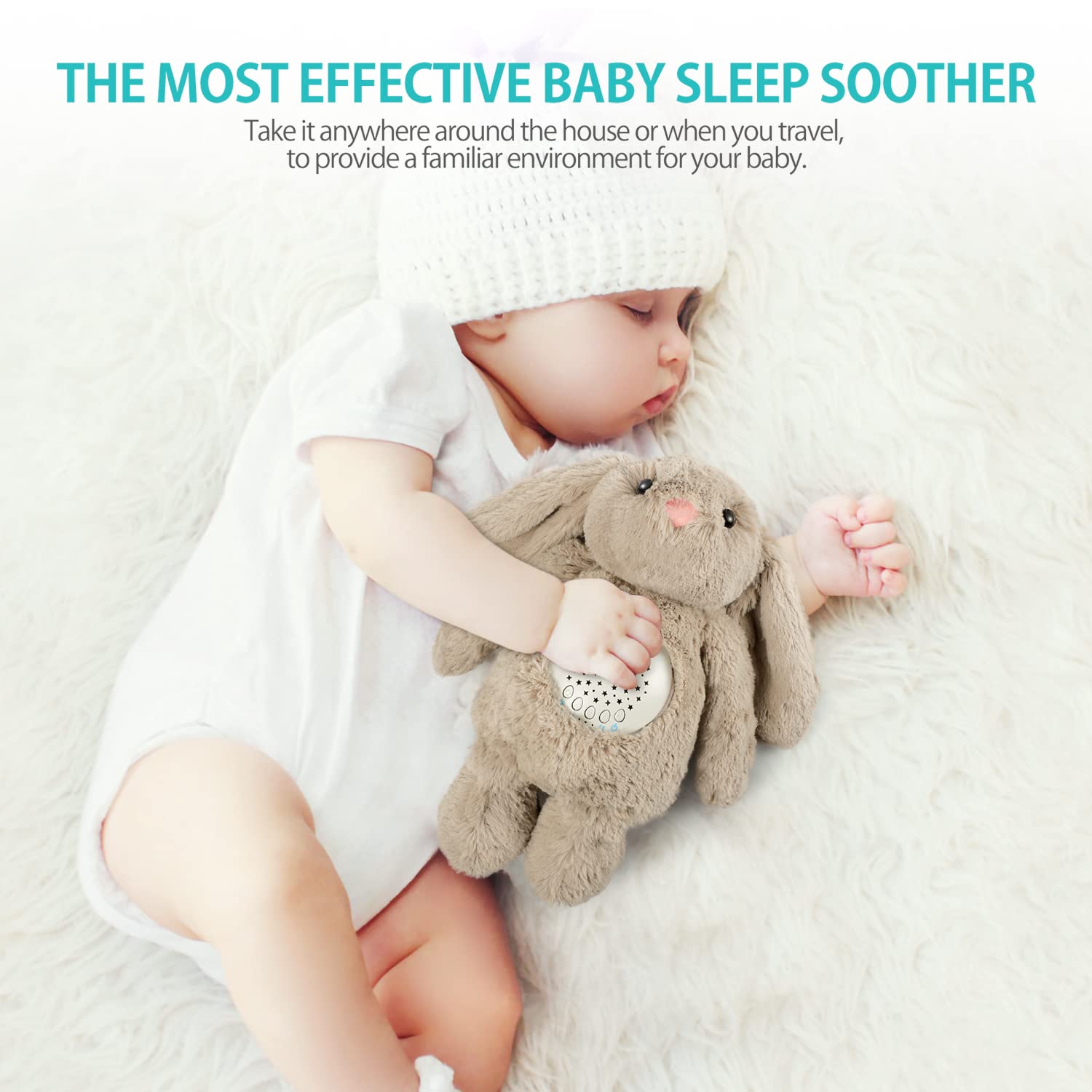 BEREST baby shower gift-friendly plush with calming features