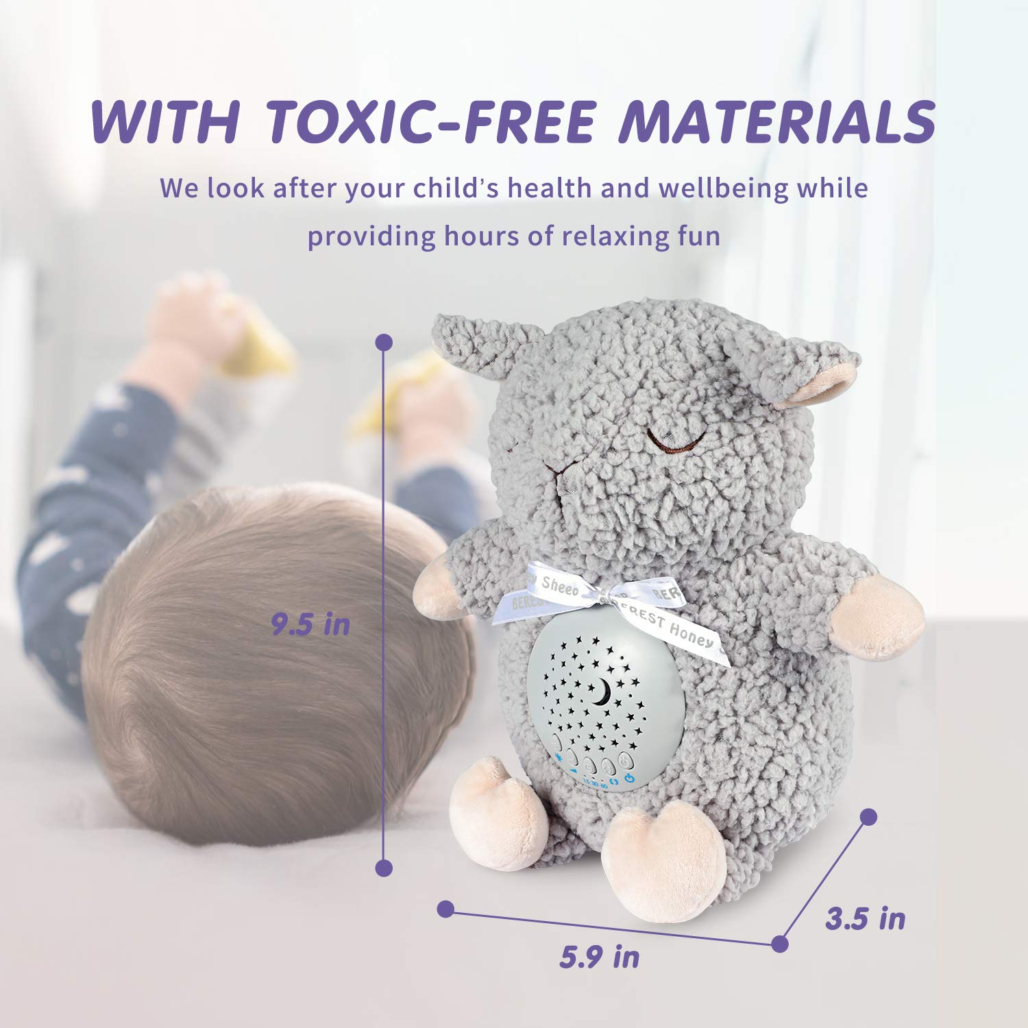 BEREST plush is machine washable for easy cleanup