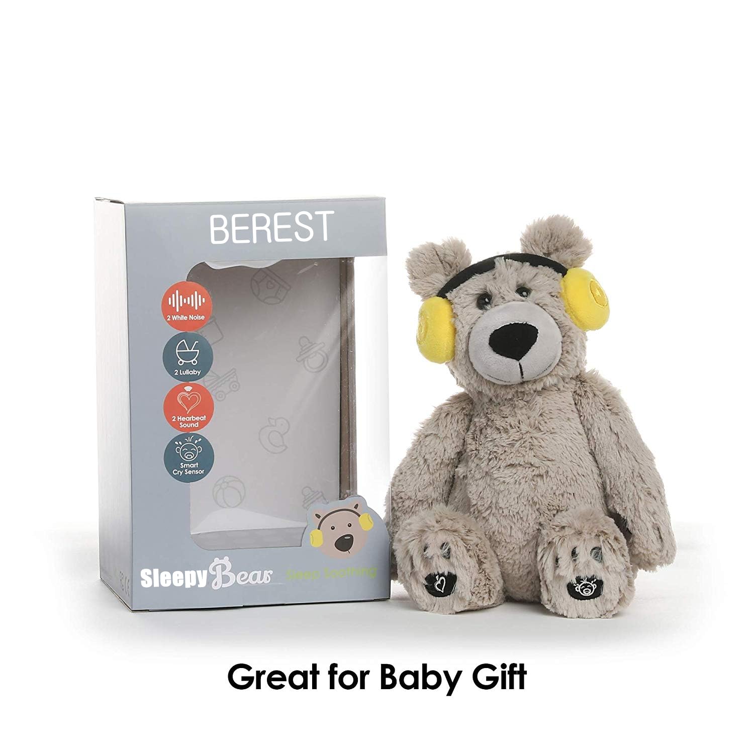 BEREST lullaby-sleep support bear for quick soothing sessions