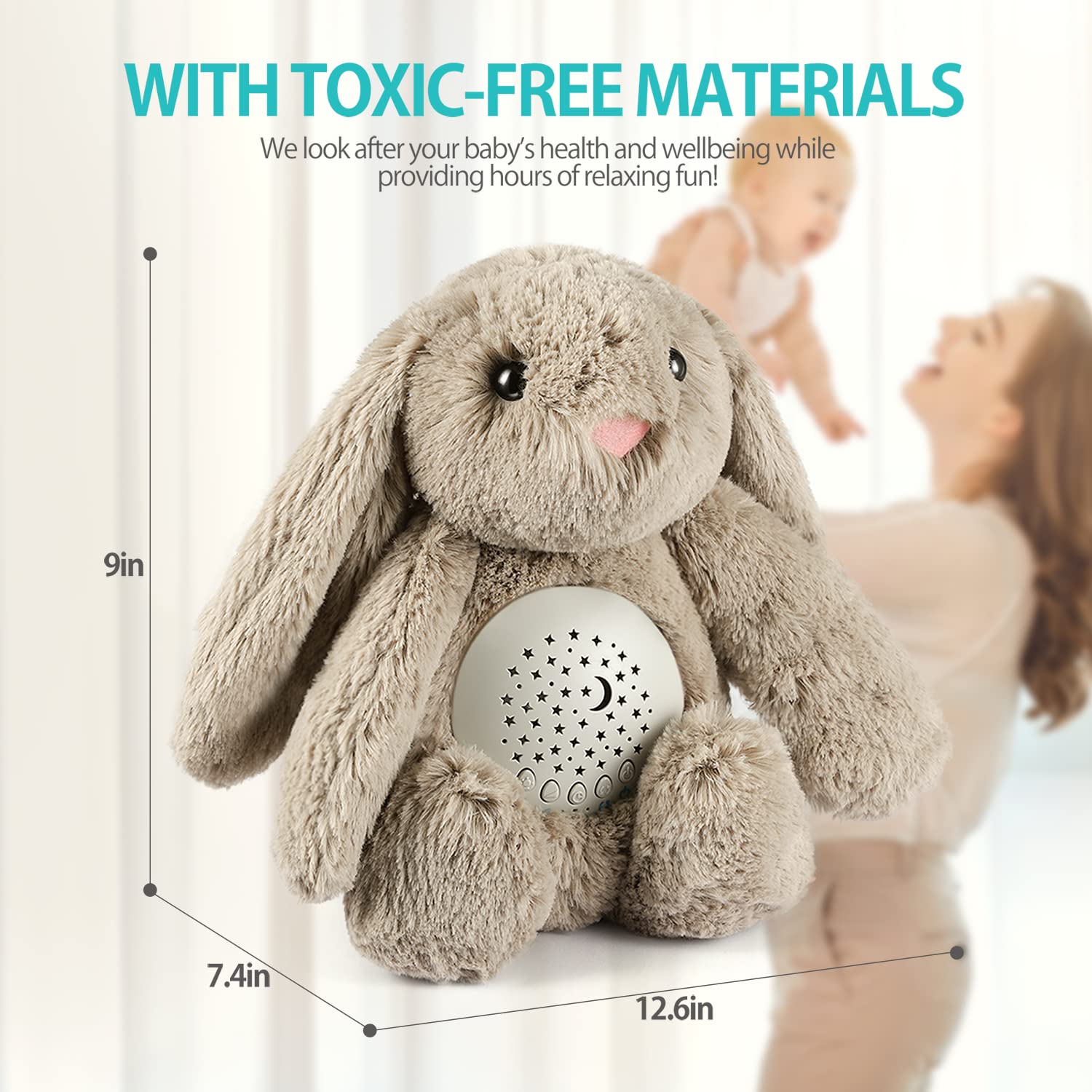 BEREST portable baby soother on the go for outings