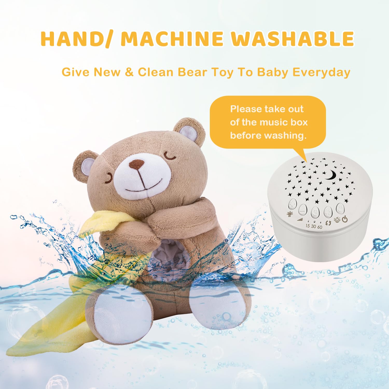 BEREST portable design fits cribs, nurseries, and travel spaces.