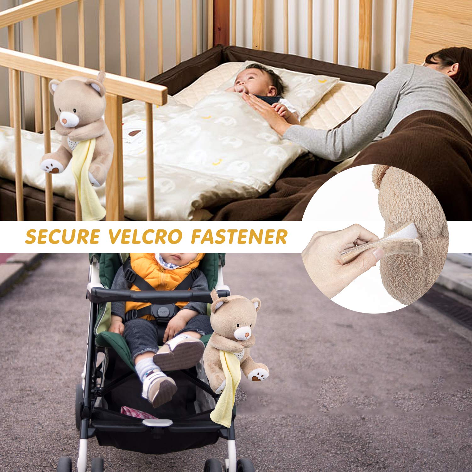BEREST soft cuddly plush invites comforting nighttime hugs.