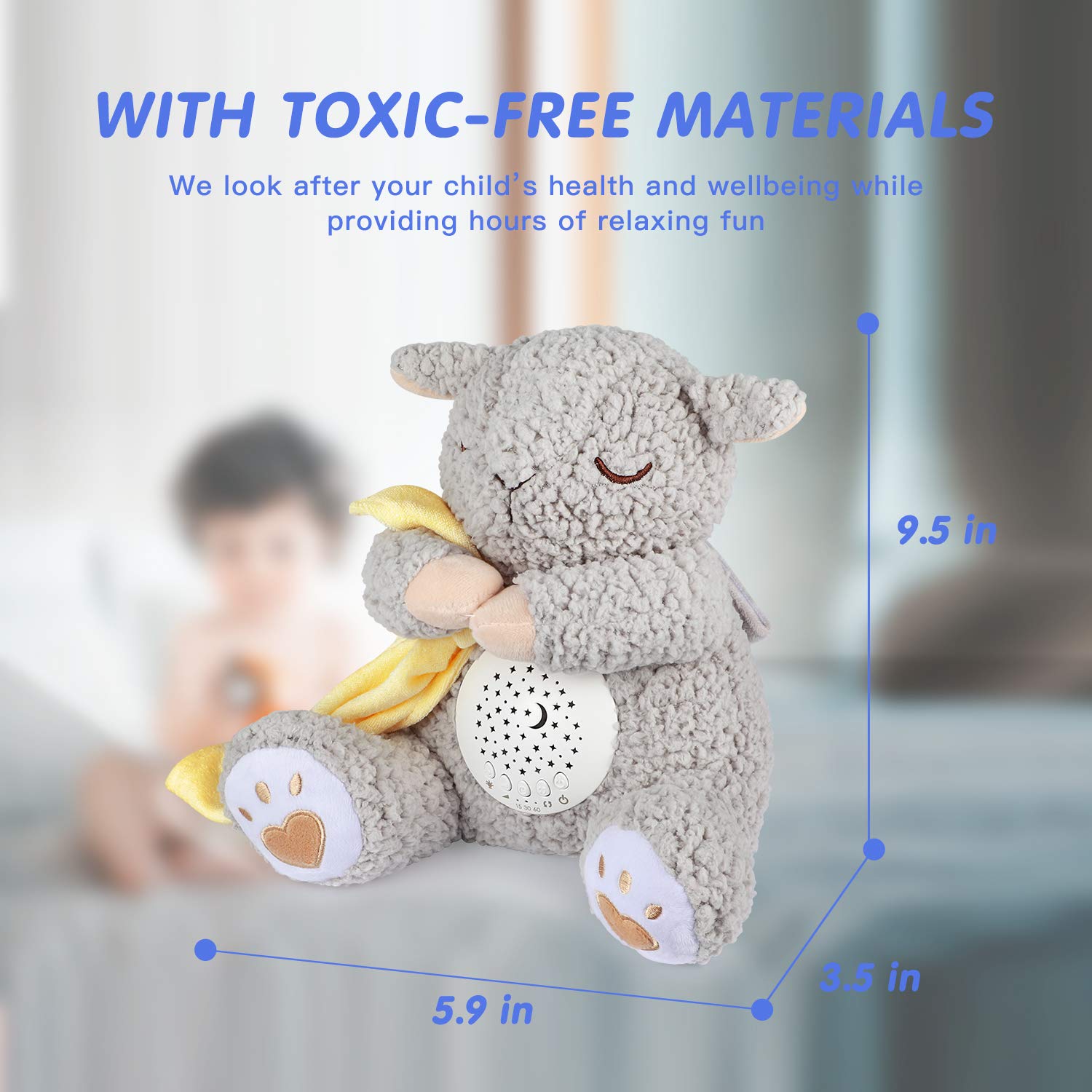 BEREST soft plush toy doubles as nursery decor and a bedtime companion