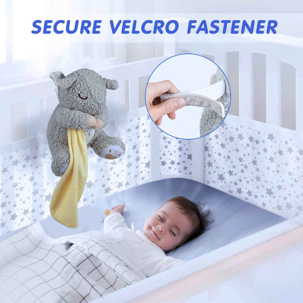 BEREST velcro strap keeps the plush secure during car rides or strolls