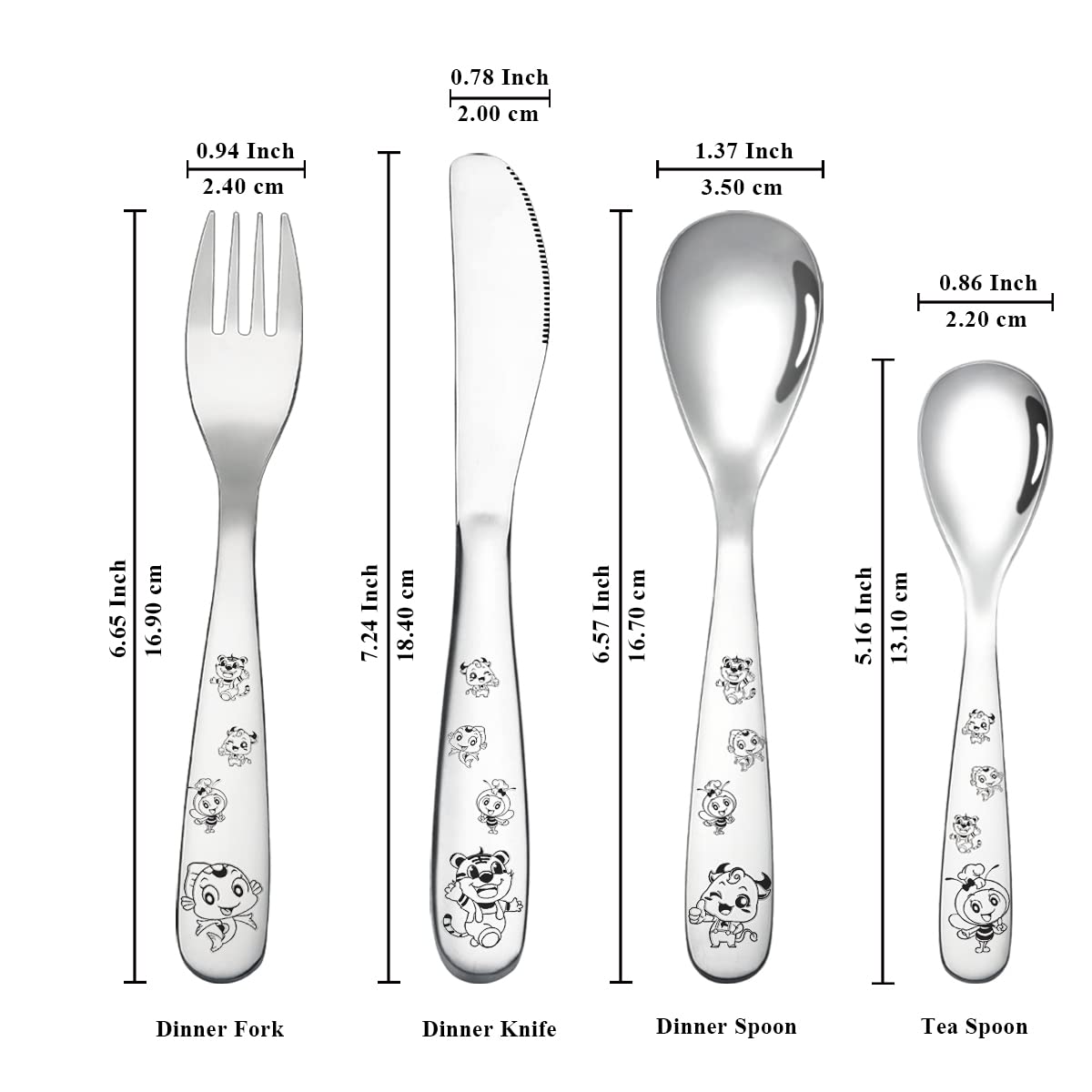 Berglander toddler fork with rounded edges for confident self-feeding.