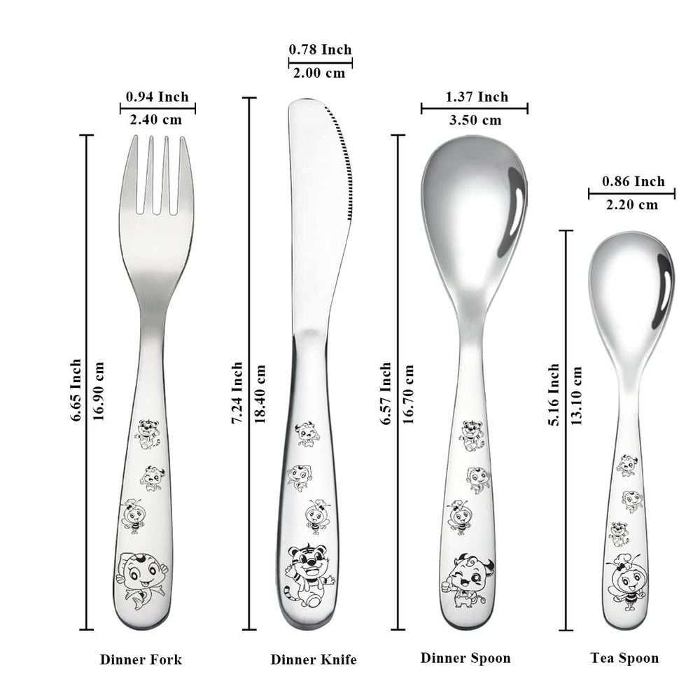 Berglander toddler fork with rounded edges for confident self-feeding.