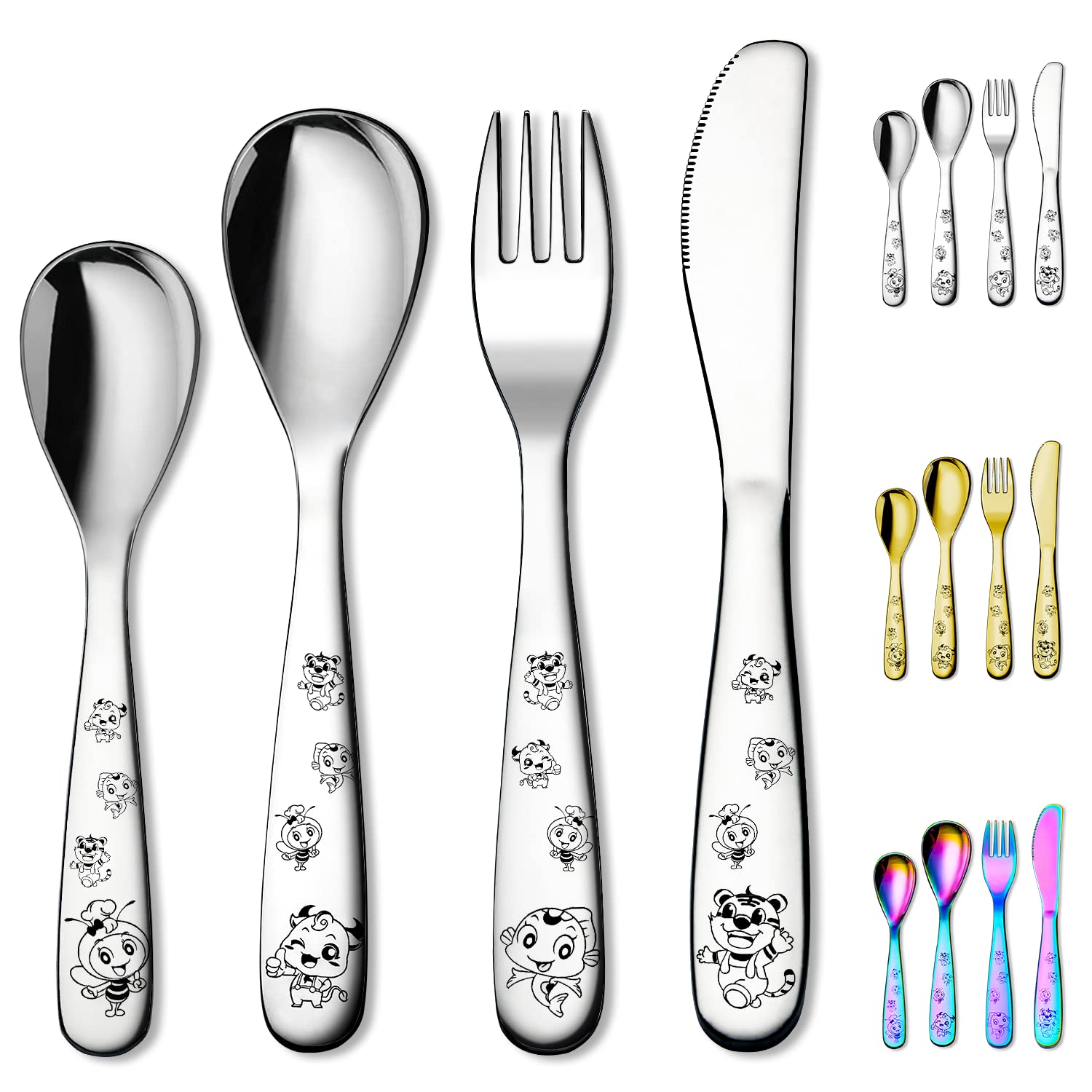 Berglander toddler spoon with mirror polish for safe, comfortable feeding.