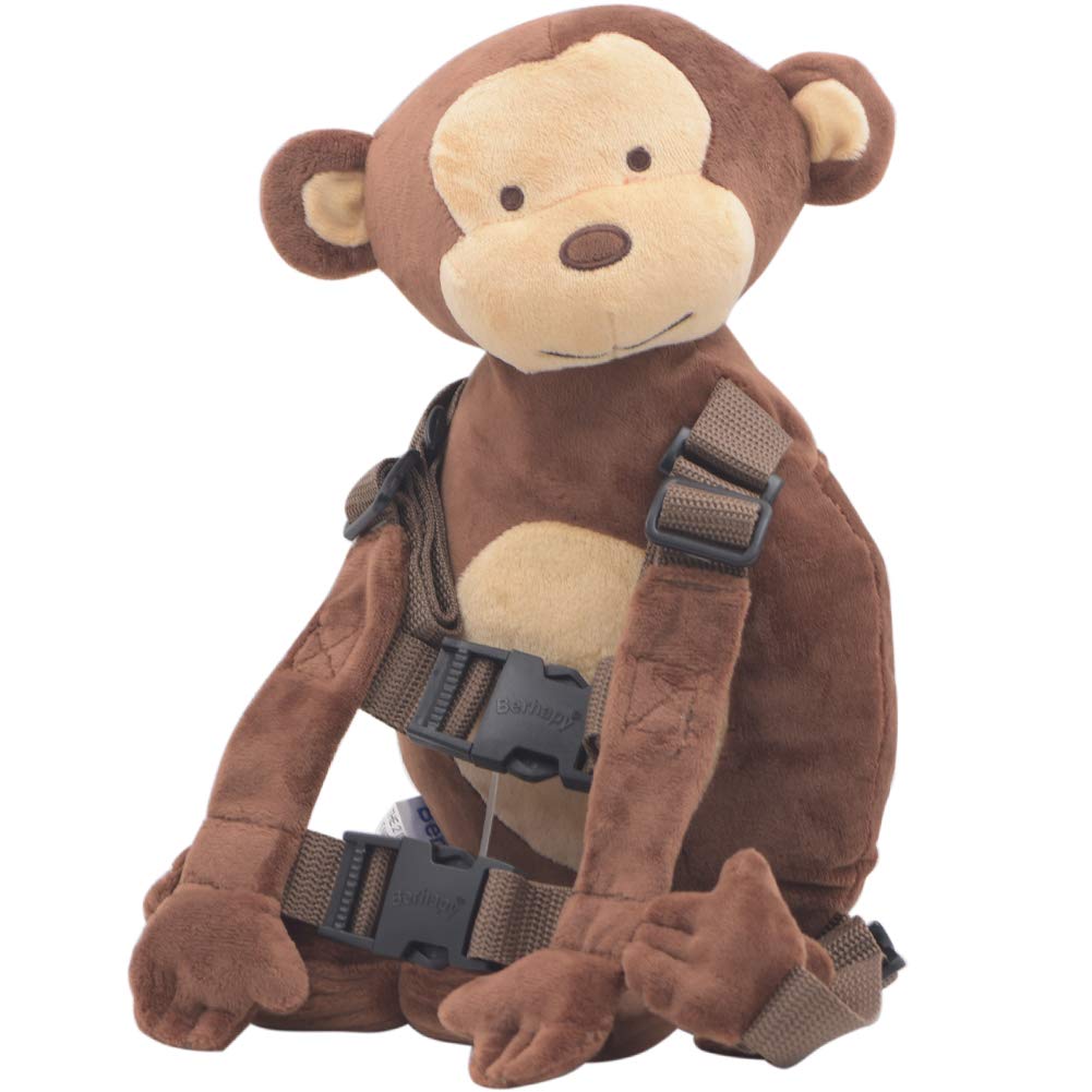 Berhapy Monkey Backpack Harness keeps toddlers safe and close during adventures.