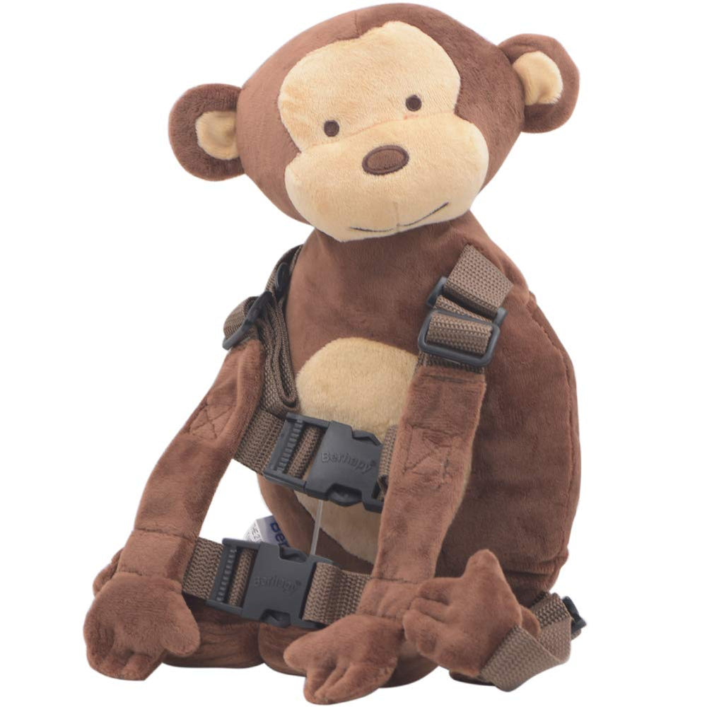 Berhapy Monkey Backpack Harness keeps toddlers safe and close during adventures.