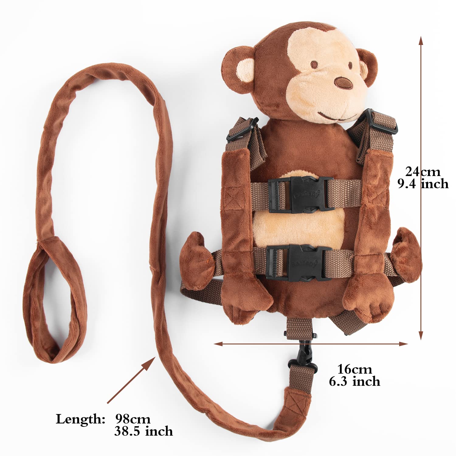 Berhapy swivel clip prevents tangles during walks.
