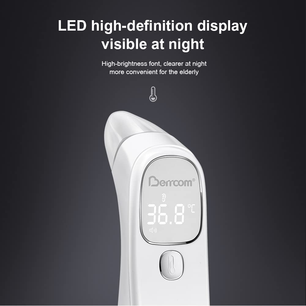 Berrcom silent mode enables discreet temperature checks at night.