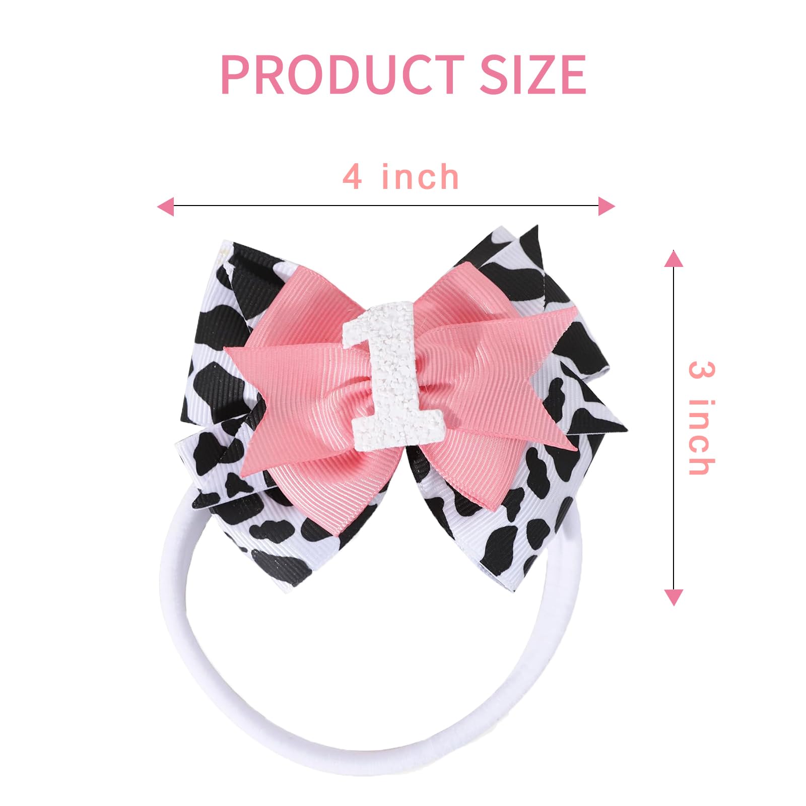 Besaleck pink glitter bow elevates party looks.