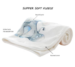 Besbaby organic plush fleece blanket texture and cozy feel for baby