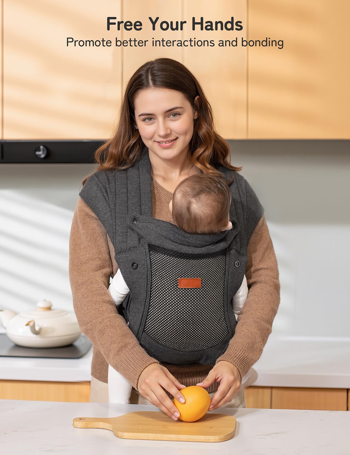 Besrey adjustable shoulder straps and waist belt fit a range of bodies