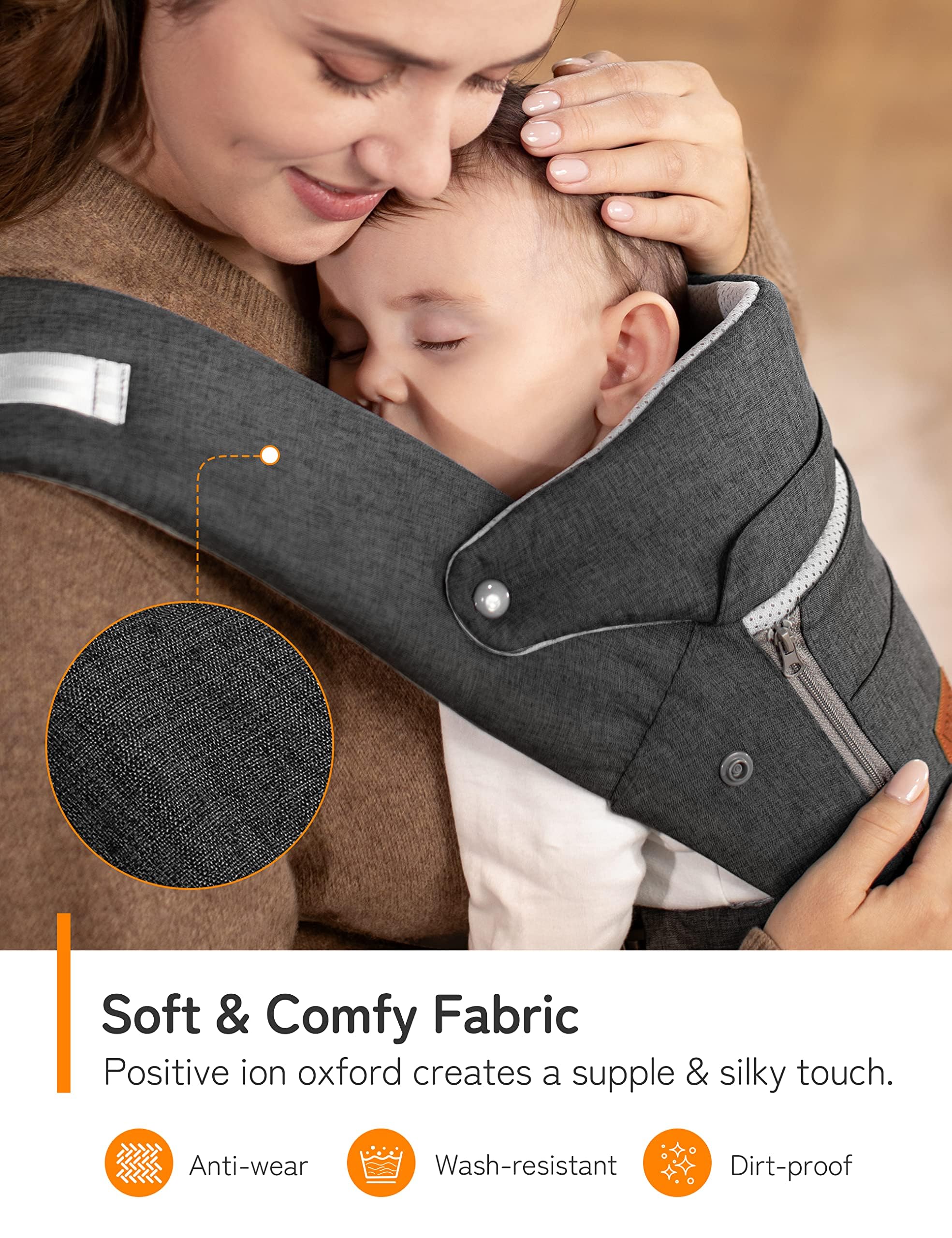 Besrey lumbar support and wide waistband ease fatigue for longer wear.