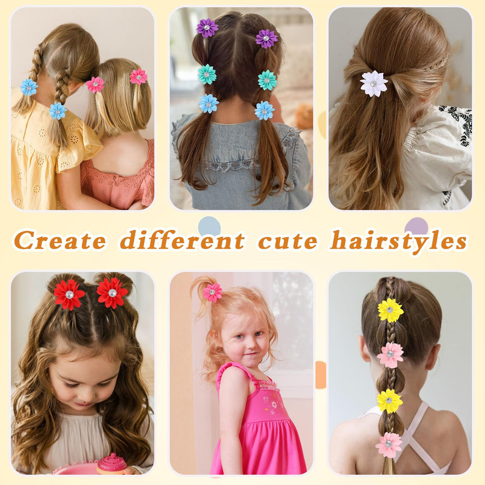 Bessrung chiffon flower designs add playful charm to outfits.