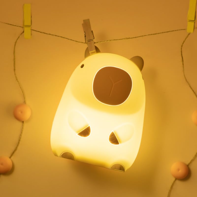 Bestfaith capybara night light 3000K eye-friendly warm light
