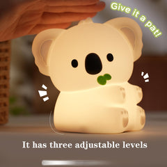 Bestfaith Koala night light eye-friendly warm LED protects nighttime vision.