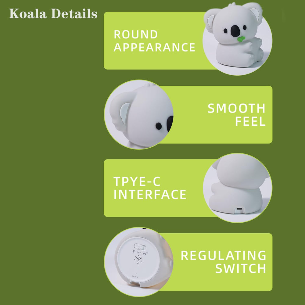 Bestfaith Koala night light makes a charming dorm gift.