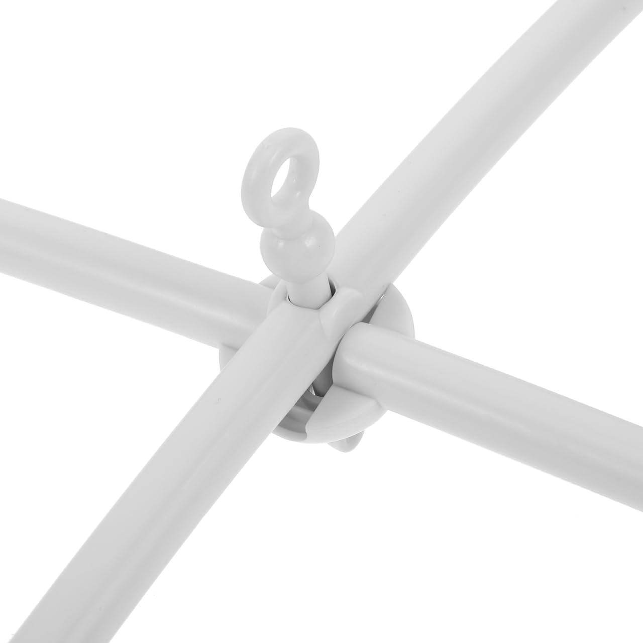 BESTonZON white plastic construction offers lightweight daily use.