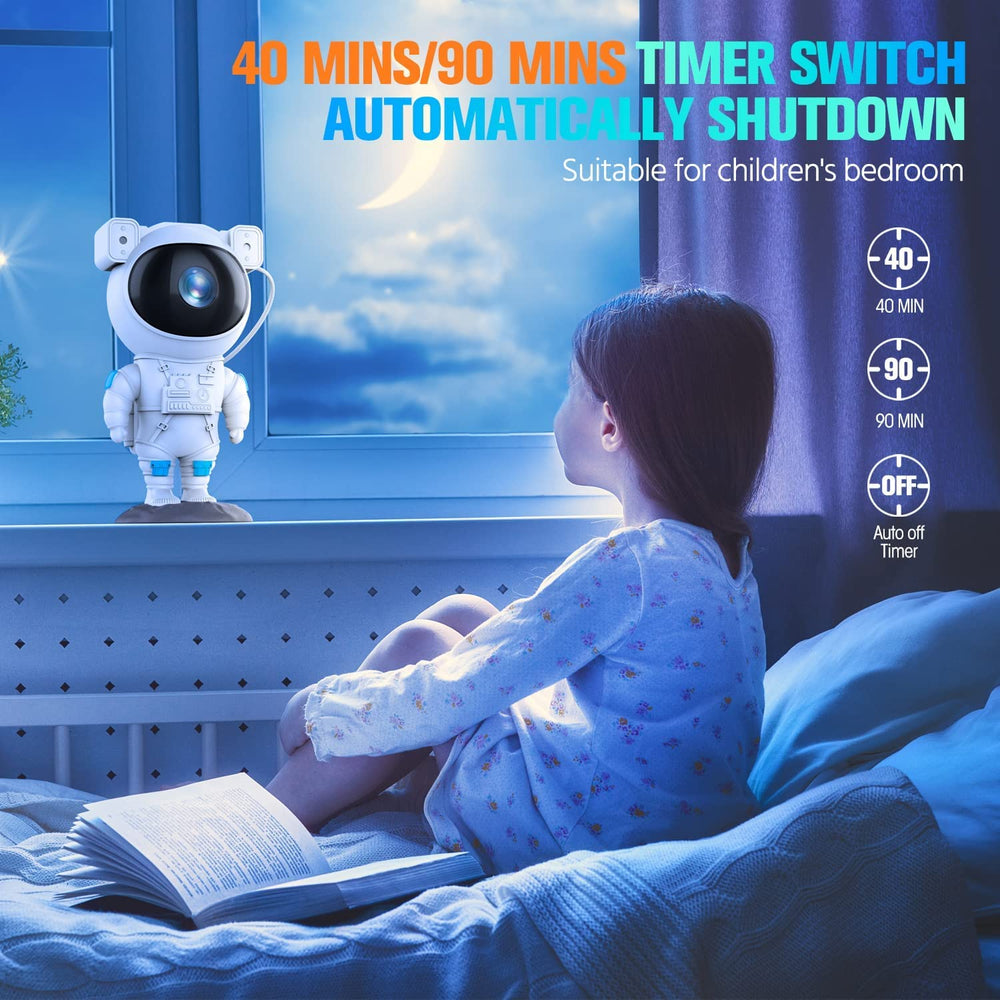 BESTY HOME remote control enables quick adjustments of brightness and speed.