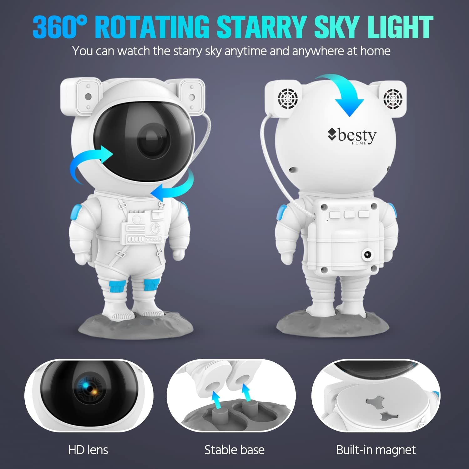BESTY HOME timer lets auto shutoff after 45 or 90 minutes.