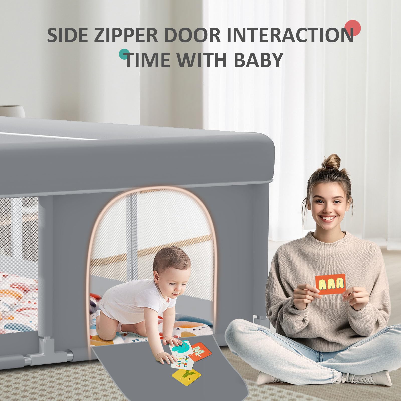 Besuhot 360-degree mesh visibility for easy supervision of child