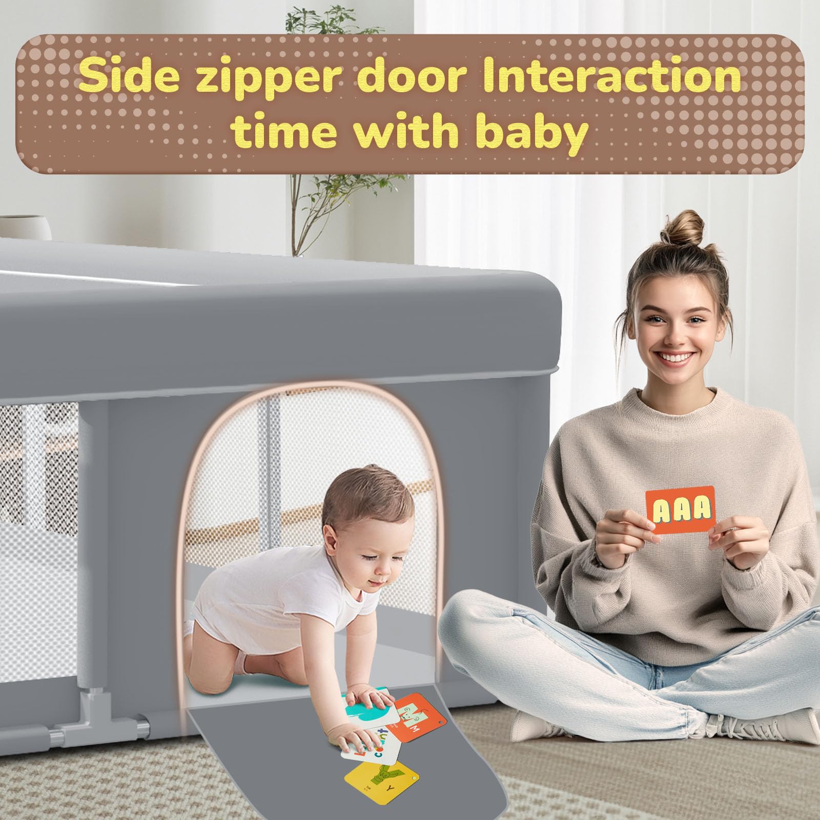 Besuhot 360-degree mesh visibility allows quick caregiver checks.