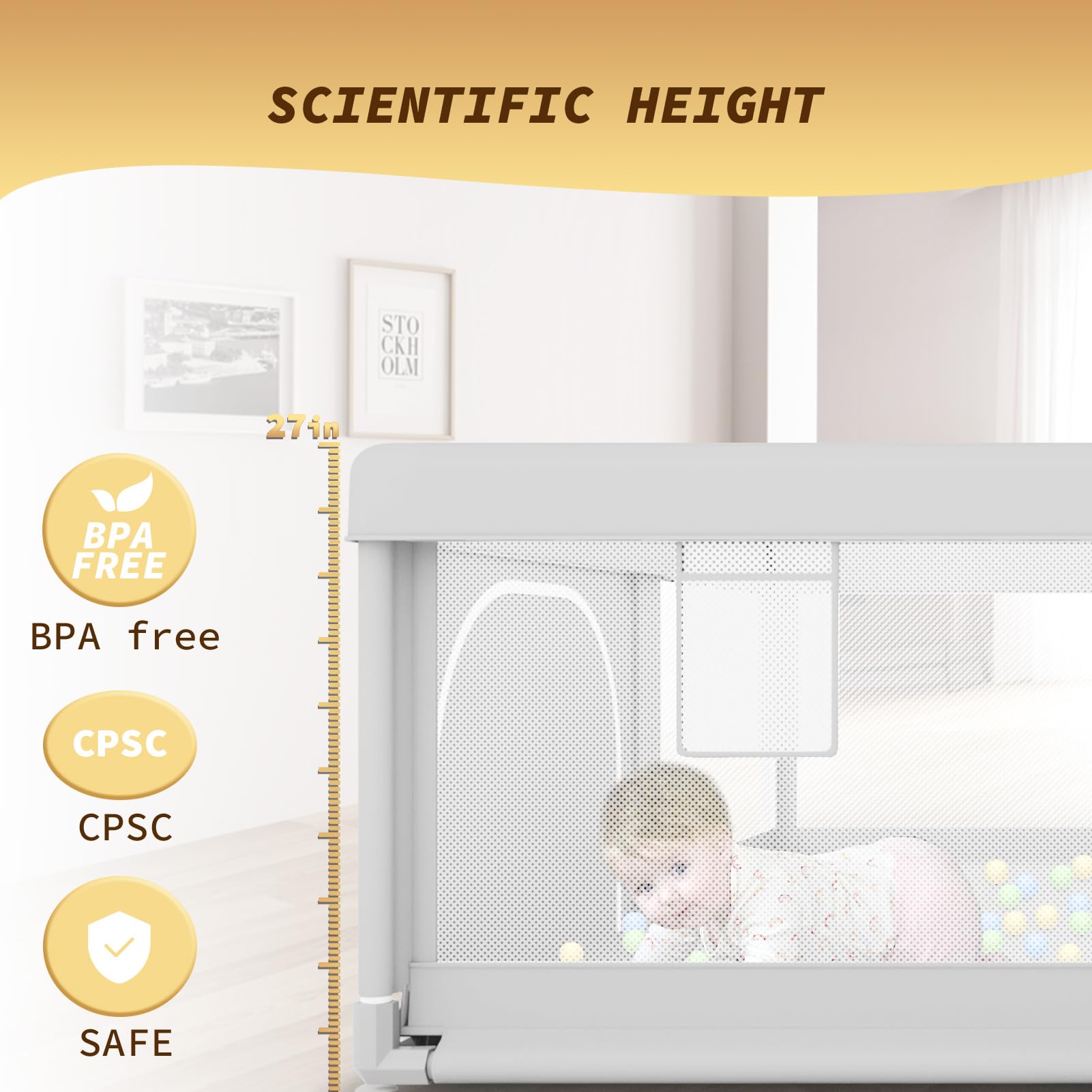 Besuhot easy-cleanup design allows quick wipe-down to tackle everyday messes.