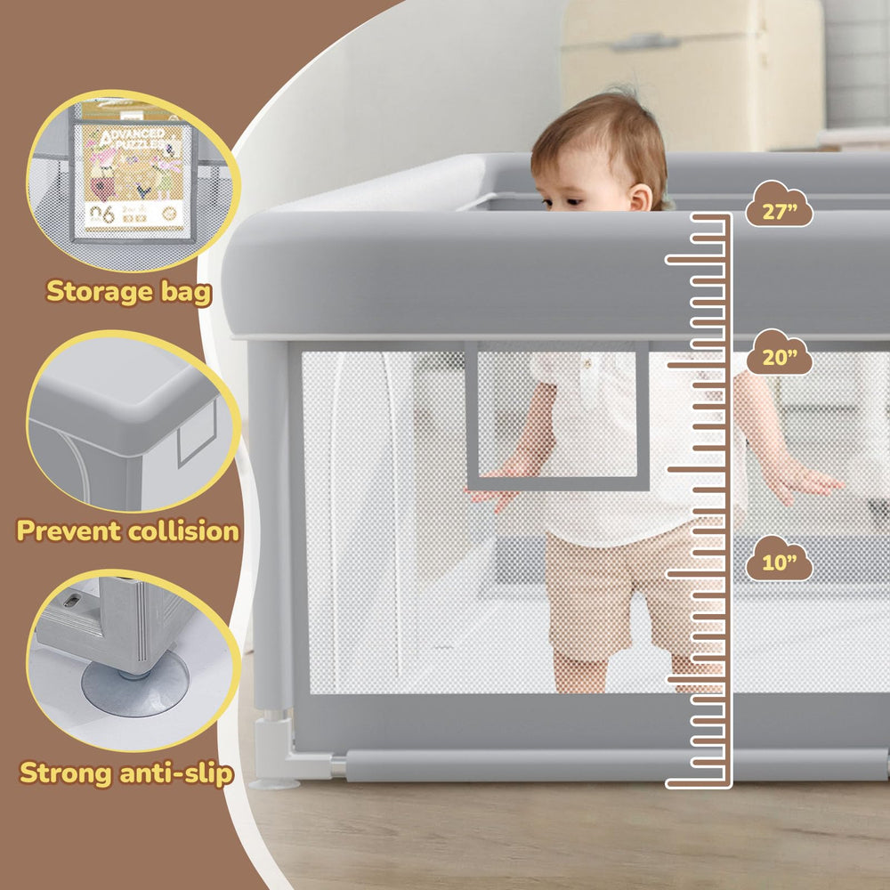 Besuhot base suction cups enhance stability on smooth floors.