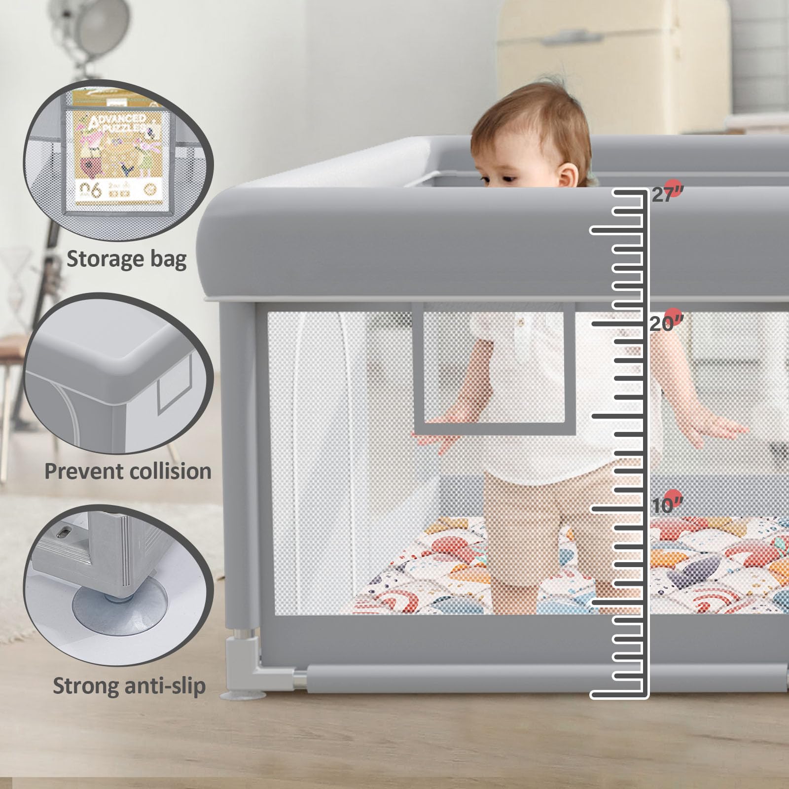 Besuhot easy-clean fabric for quick mess cleanup