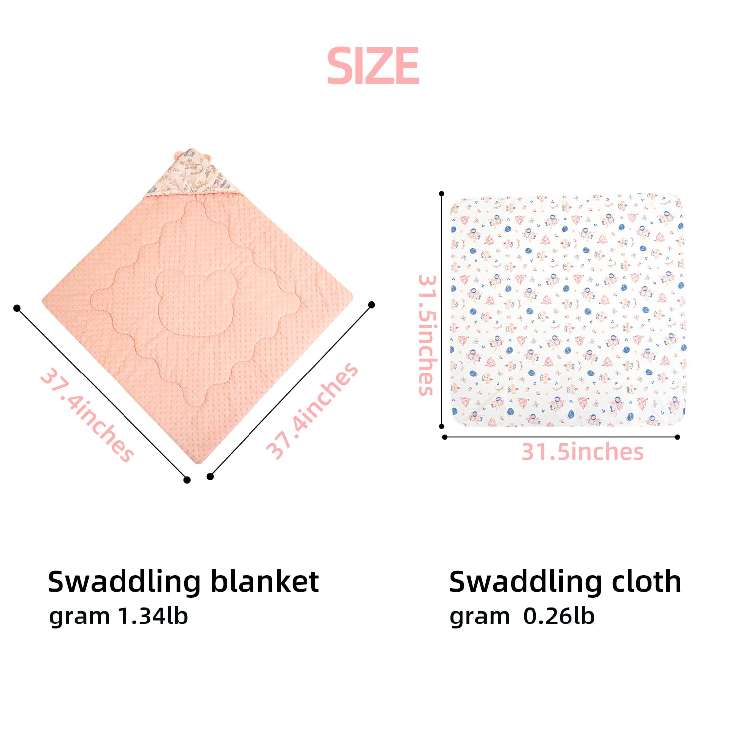 BESVIP machine washable baby blanket, easy care