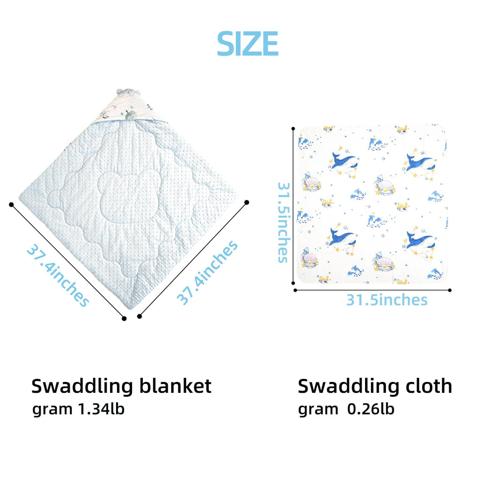 BesVIP machine-washable swaddle at 30°C for easy care.