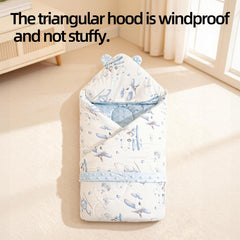 BESVIP large 37.5x37.5 inch swaddle used as nursery blanket