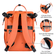 BesyPro diaper bag changing pad demonstrated for on-the-go changes