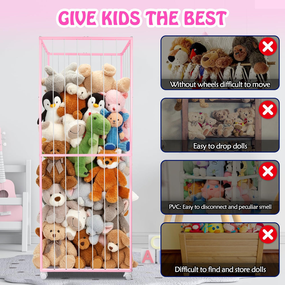 BETBEM elastic cord access provides quick toy retrieval