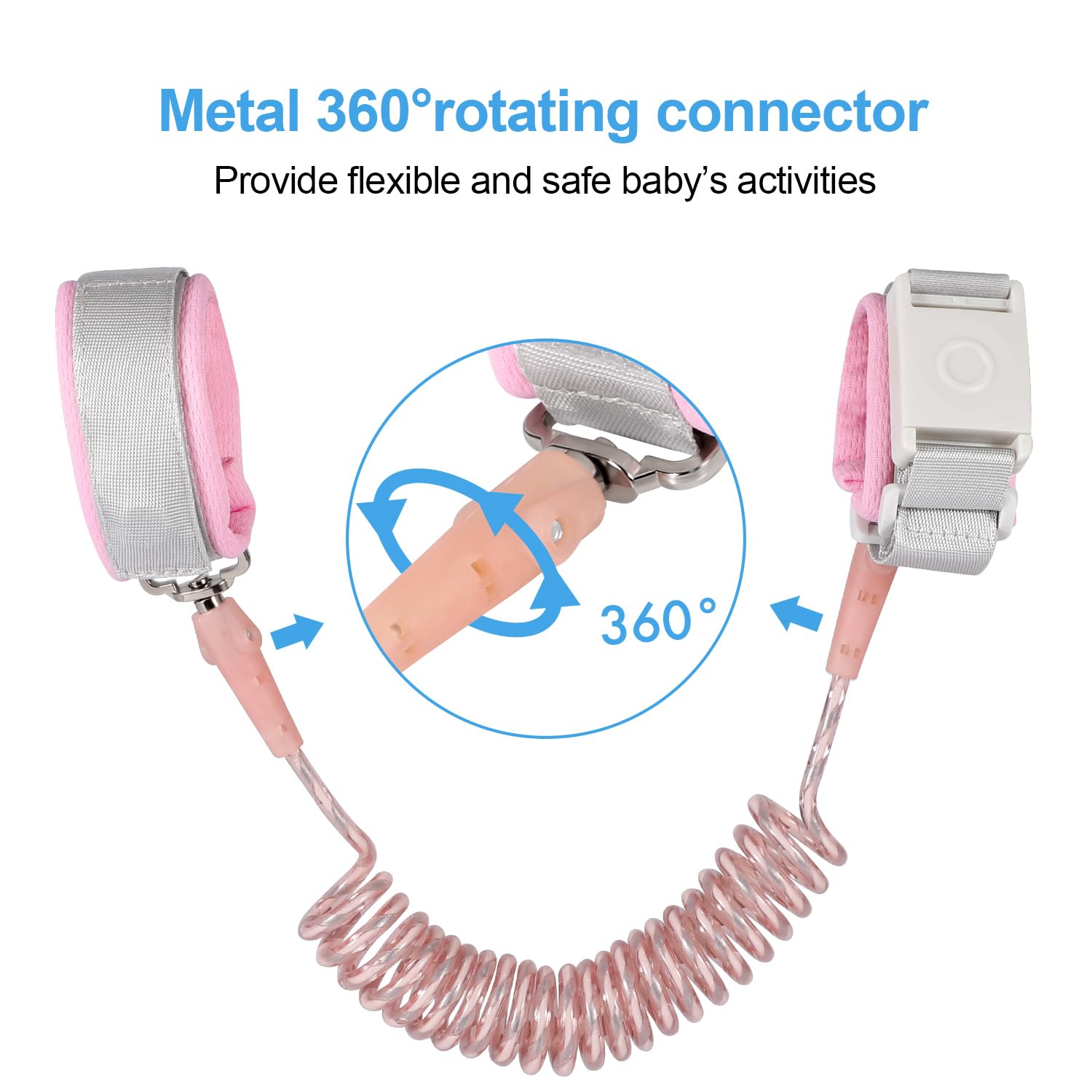 Betertek extended 6.5 ft leash offers safe freedom to explore.